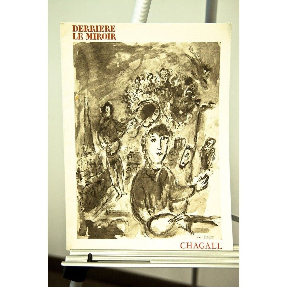 Vtg Derriere Le Miroir Chagall No. 225 October 1977 Maeght Editeur Magazine Aime